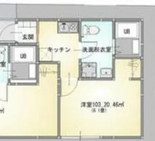 オーチェ上尾【103号室】の間取り