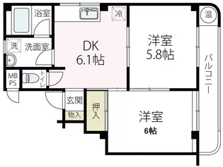 カーサ・ノブレ 【301号室】の間取り