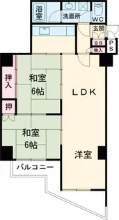 チサンマンション東宿郷【902号室】の間取り