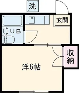 コーポ福田A棟【203号室】の間取り