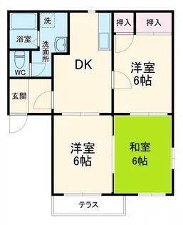 エクセルハイムⅠ【1階】の間取り