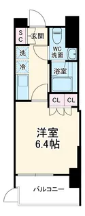 ブランシエスタ浦安【2階】の間取り