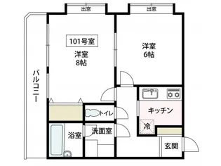 グランシャリオ【1階】の間取り