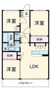ブランアーク鳩ヶ谷クレアトール【1503号室】の間取り