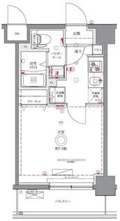 GENOVIA西川口Ⅱ【3階】の間取り
