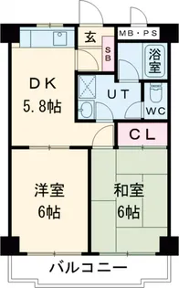 三鷹コート【0304号室】の間取り