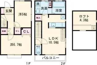 DORF M.J【1階】の間取り