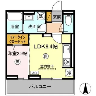 La mer 鴨川【3階】の間取り