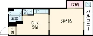 シティハウス高南【2階】の間取り