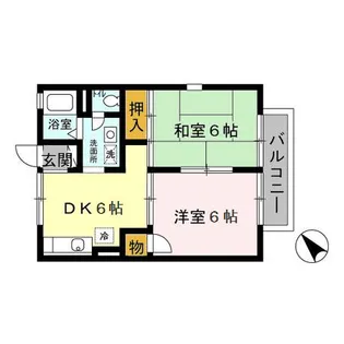 メゾンボナール【2階】の間取り