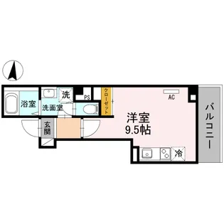 ESBERANSA(エスベランサ)【5階】の間取り