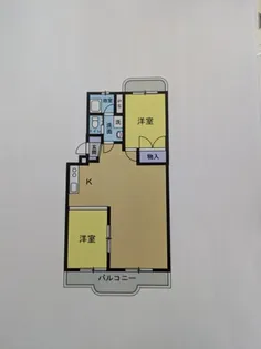 堤コーポ【401号室】の間取り
