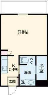 ミネルバB棟【306号室】の間取り