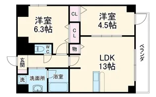 Adel Dorf 本郷【4階】の間取り