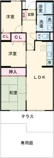 ライオンズマンション取手第2【1階】の間取り