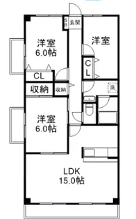 サエラ八千代台【4階】の間取り