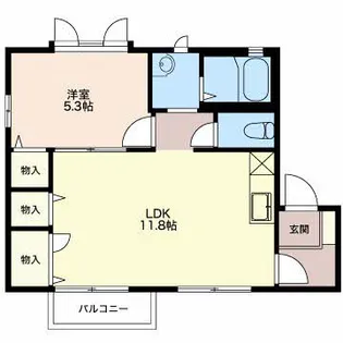 プランドールS D【202号室】の間取り