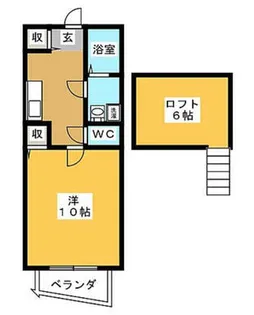 祢宜島マンション【2階】の間取り