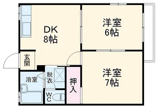 グリーンハイツ【101号室】の間取り