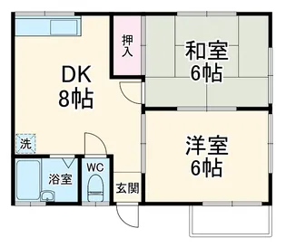 コーポ和田【1階】の間取り