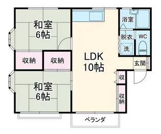 フォレストイン春日【2階】の間取り
