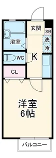 エクセレントハイム【206号室】の間取り