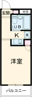 スカイコート新宿第7【4階】の間取り