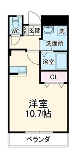 ベルフロースト弐番館【4階】の間取り