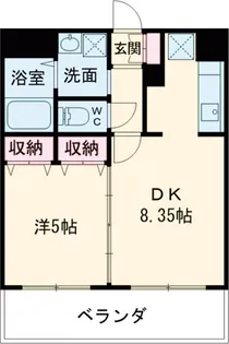 パークフラッツ博多吉塚【12階】の間取り
