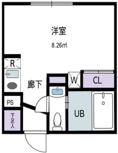 ガイアノイエ川崎大師【2階】の間取り