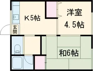 サンウエスト【202号室】の間取り