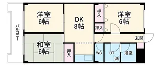 東長根壱番館【4階】の間取り