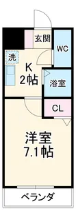 アネックス宝田【2階】の間取り
