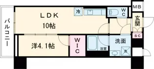 コンフォリア・リヴ南砂町EAST【9階】の間取り