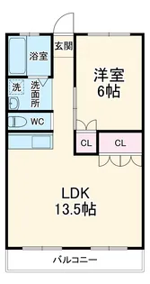 日野ビル【4階】の間取り