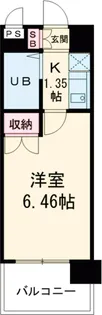アメニティ大塚【6階】の間取り