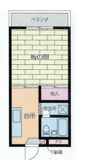 今井鉄工ビル【203号室】の間取り