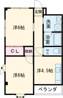 コスモハイツ【3階】の間取り