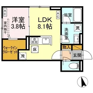 Kurashiro【1階】の間取り