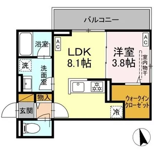 Kurashiro【3階】の間取り