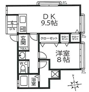 大塚ハイム【2階】の間取り