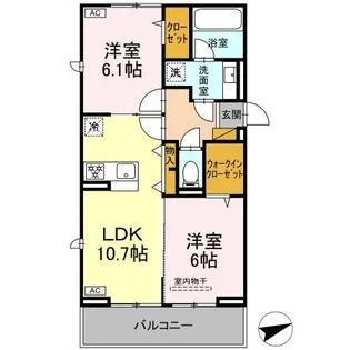 Irene【3階】の間取り