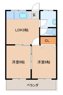 ファミリーマンション【4階】の間取り
