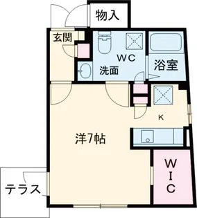 CREAL高田馬場Ⅱ【1階】の間取り
