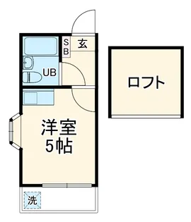 コモド衣笠【202号室】の間取り