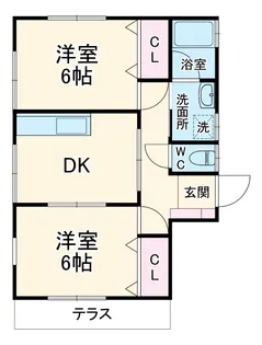 ルシール【1号室】の間取り