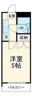 b’CASA東千葉re-born【107号室】の間取り