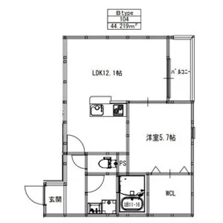 EIJU蒲生4丁目【1階】の間取り