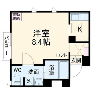 メゾン・ラフィーネ【2階】の間取り