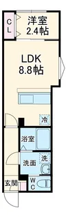 KEIAI RESIDENCE 宮原Ⅱ【103号室】の間取り